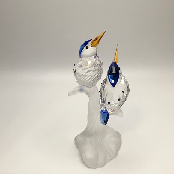Swarovski Crystal Malachite Kingfishers birds - Picture 5 of 7